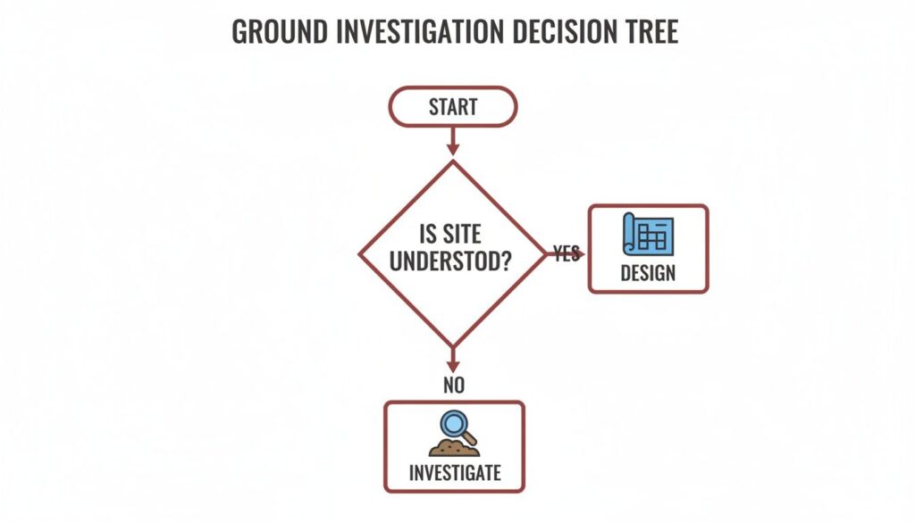 Temporary retaining wall with ground anchors stabilising excavation beside existing buildings